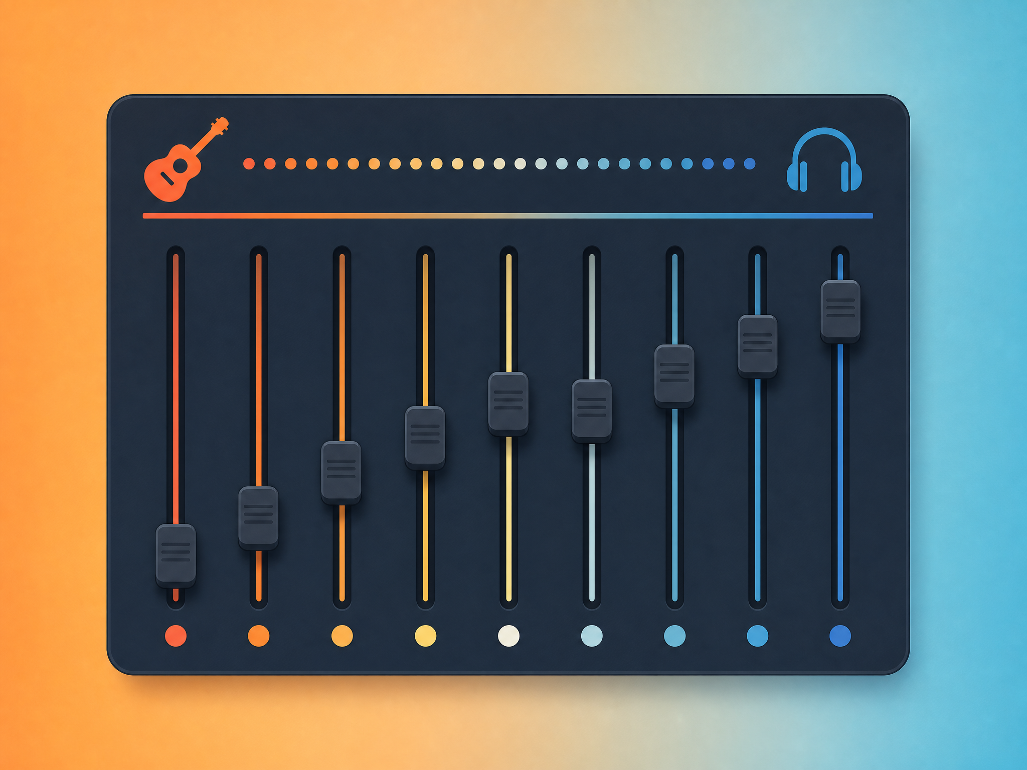 A short style hint guiding how two musical styles blend