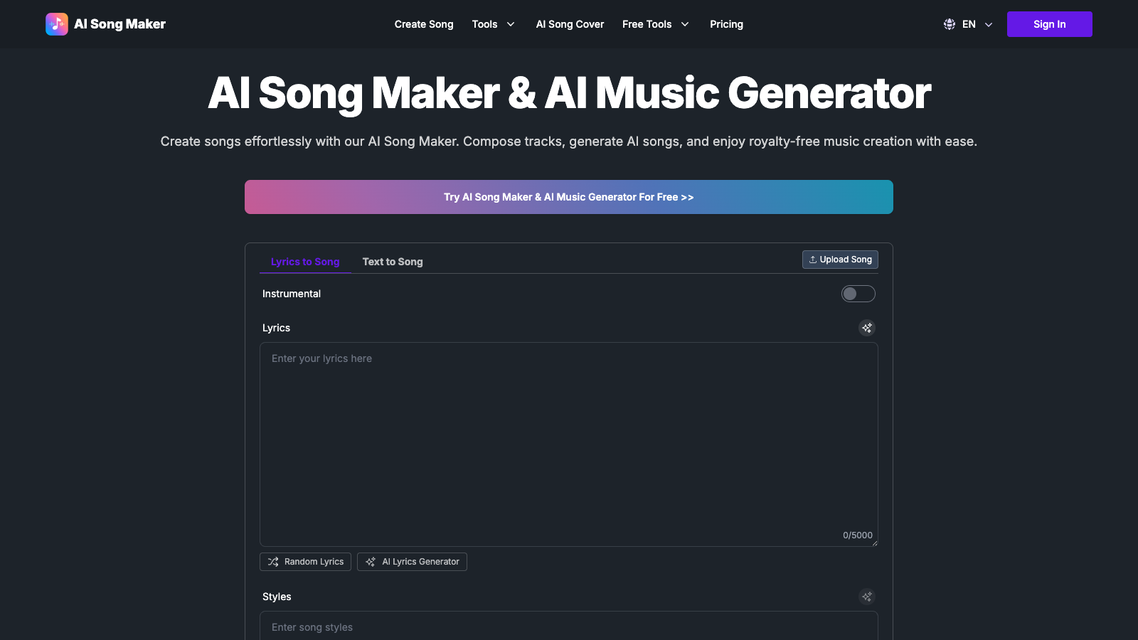 AI Song Maker