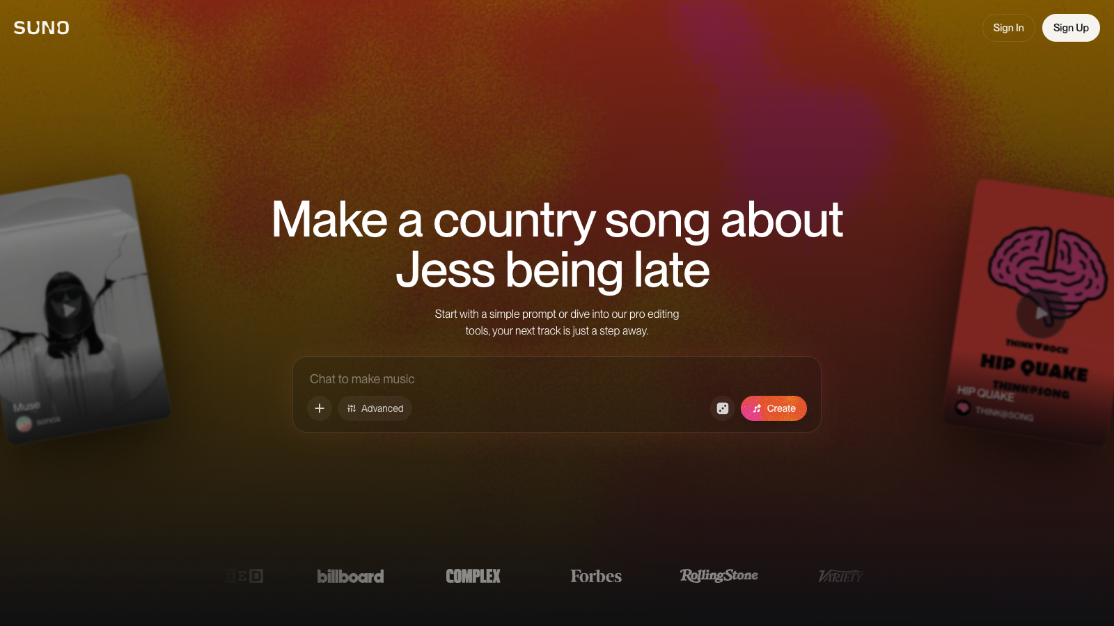 Suno — AI Music Platform